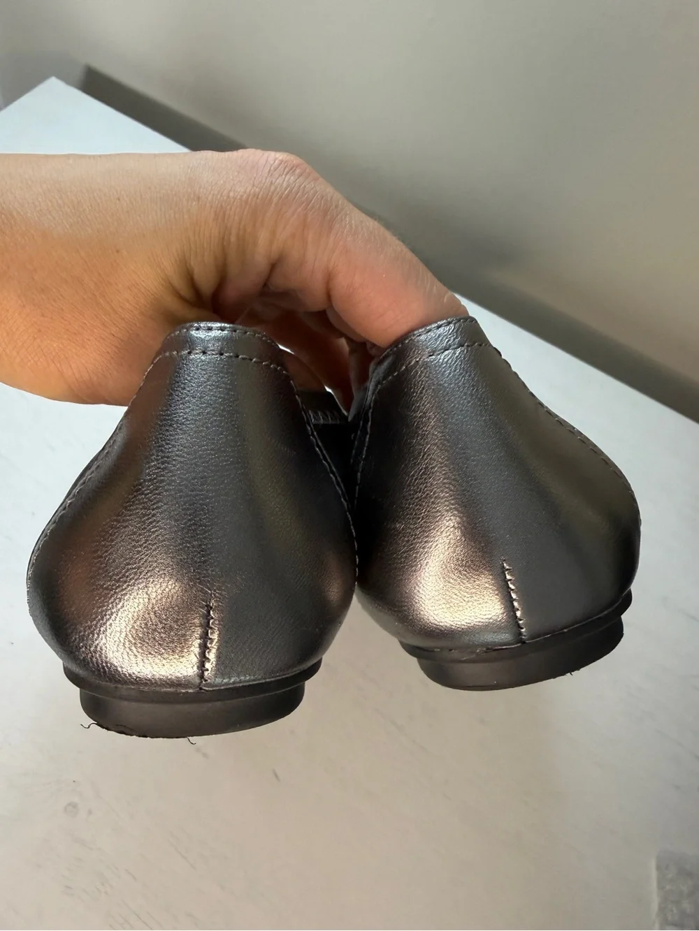 Vionic Spark Caroll Classic Ballet Flat Metallic Women’s Shoes Size 7